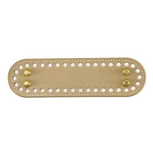 YKAFADE 12 Stück Taschenboden PU Leder Taschenboden Zum Häkeln Ovale Kunstleder Tasche Boden mit Löchern 5 * 18 cm für Handtasche Strickbeutel Schultertasche DIY Tasche Häkelzubehör-Gold YKAFADE 12 Stück Taschenboden PU Leder Taschenboden Zum Häkeln Ovale Kunstleder Tasche Boden mit Löchern 5 * 18 cm für Handtasche Strickbeutel Schultertasche DIY Tasche Häkelzubehör-Gold von YKAFADE