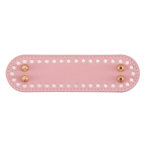 YKAFADE 12 Stück Taschenboden PU Leder Taschenboden Zum Häkeln Ovale Kunstleder Tasche Boden mit Löchern 5 * 18 cm für Handtasche Strickbeutel Schultertasche DIY Tasche Häkelzubehör-Rosa YKAFADE 12 Stück Taschenboden PU Leder Taschenboden Zum Häkeln Ovale Kunstleder Tasche Boden mit Löchern 5 * 18 cm für Handtasche Strickbeutel Schultertasche DIY Tasche Häkelzubehör-Rosa von YKAFADE