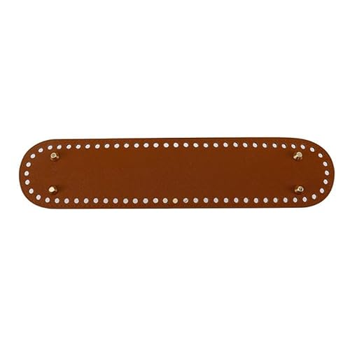 YKAFADE 12 Stück Taschenboden zum Häkeln, 32 x 6cm Kunstleder Boden mit Löchern PU Leder Tasche Bodenformer Handgewebte Tasche Pad für Handtasche DIY Strickhäkelbeutel Häkelzubehör -Braun YKAFADE 12 Stück Taschenboden zum Häkeln, 32 x 6cm Kunstleder Boden mit Löchern PU Leder Tasche Bodenformer Handgewebte Tasche Pad für Handtasche DIY Strickhäkelbeutel Häkelzubehör -Braun von YKAFADE