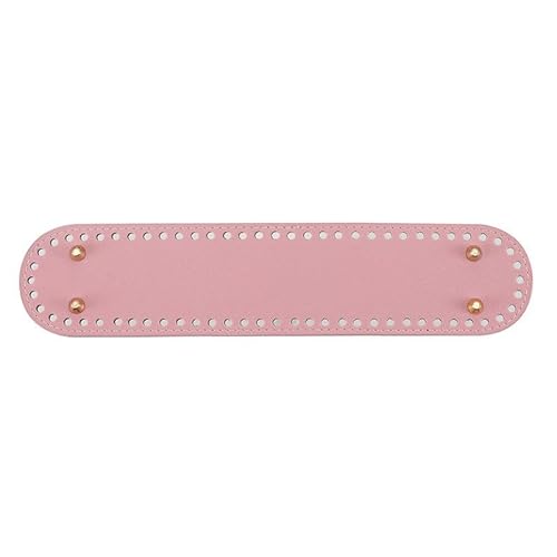 YKAFADE 12 Stück Taschenboden zum Häkeln, 32 x 6cm Kunstleder Boden mit Löchern PU Leder Tasche Bodenformer Handgewebte Tasche Pad für Handtasche DIY Strickhäkelbeutel Häkelzubehör -Rosa YKAFADE 12 Stück Taschenboden zum Häkeln, 32 x 6cm Kunstleder Boden mit Löchern PU Leder Tasche Bodenformer Handgewebte Tasche Pad für Handtasche DIY Strickhäkelbeutel Häkelzubehör -Rosa von YKAFADE