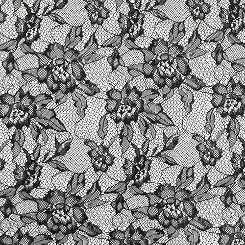 YKAFADE 150cm * 5 Yard Spitzenstoff Retro Blumen Spitzenstoff zum nähen von Bekleidung,Tischdeko,Dekorationen Meterware Dekostoff für DIY Basteln Nähen Handwerk Hochzeitskleiddekoration,Schwarz YKAFADE 150cm * 5 Yard Spitzenstoff Retro Blumen Spitzenstoff zum nähen von Bekleidung,Tischdeko,Dekorationen Meterware Dekostoff für DIY Basteln Nähen Handwerk Hochzeitskleiddekoration,Schwarz von YKAFADE