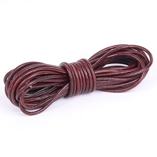 YKAFADE 1m Rund Lederband Lederschnur Durchmesser 2.5mm Lederriemen Braun Lederschnur Schnur Klassik Lederschnüre Für DIY-Handwerk Gürtel Armband Halskette Armbänder Basteln Schmuckherstellung YKAFADE 1m Rund Lederband Lederschnur Durchmesser 2.5mm Lederriemen Braun Lederschnur Schnur Klassik Lederschnüre Für DIY-Handwerk Gürtel Armband Halskette Armbänder Basteln Schmuckherstellung von YKAFADE