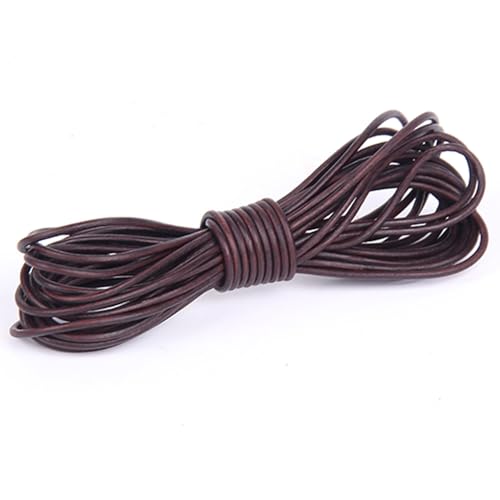 YKAFADE 1m Rund Lederband Lederschnur Durchmesser 2mm Lederriemen Braun Lederschnur Schnur Klassik Lederschnüre Für DIY-Handwerk Gürtel Armband Halskette Armbänder Basteln Schmuckherstellung YKAFADE 1m Rund Lederband Lederschnur Durchmesser 2mm Lederriemen Braun Lederschnur Schnur Klassik Lederschnüre Für DIY-Handwerk Gürtel Armband Halskette Armbänder Basteln Schmuckherstellung von YKAFADE