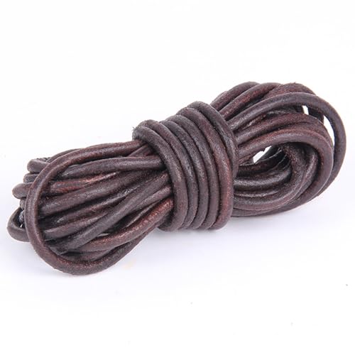YKAFADE 1m Rund Lederband Lederschnur Durchmesser 5mm Lederriemen Braun Lederschnur Schnur Klassik Lederschnüre Für DIY-Handwerk Gürtel Armband Halskette Armbänder Basteln Schmuckherstellung YKAFADE 1m Rund Lederband Lederschnur Durchmesser 5mm Lederriemen Braun Lederschnur Schnur Klassik Lederschnüre Für DIY-Handwerk Gürtel Armband Halskette Armbänder Basteln Schmuckherstellung von YKAFADE