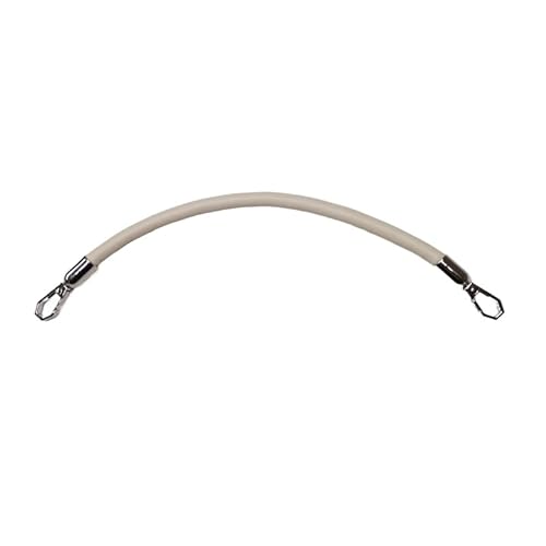 YKAFADE 2 Stück 50cm Leder Taschengriffe mit Karabinerhaken, Ledergriffe für Taschen Schulterriemen Ersatzgriff Abnehmbare Leder Tasche Gürtel für Handtaschen Umhängetasche Geldbörse -Beige von YKAFADE