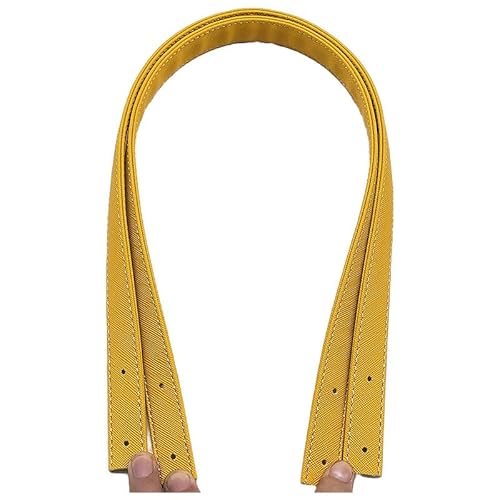 YKAFADE 2 Stück Taschengriffe Aus PU Leder Lederriemen für Taschen Leder Tasche Gürtel Ersatz Griff Schultergurte Handtaschen Griffe mit Nieten Taschengurt Ersatz Handtaschenriemen für Tasche,Gelb YKAFADE 2 Stück Taschengriffe Aus PU Leder Lederriemen für Taschen Leder Tasche Gürtel Ersatz Griff Schultergurte Handtaschen Griffe mit Nieten Taschengurt Ersatz Handtaschenriemen für Tasche,Gelb von YKAFADE