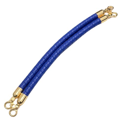 YKAFADE 2 Stück Taschenhenkel 60cm Pu Leder Taschengriffe Geflochtene Taschenbügel Schultergurt Schulterriemen Riemen Ersatz Gürtel für Tasche Handtasche Leder Lederriemen für DIY Geldbörse,Blau von YKAFADE