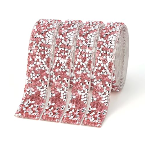 YKAFADE 2 Yard Kristall Strass Diamant Band -2cm Breite Selbstklebendes Kristall Strass Diamant Bling Band Strassband Deko DIY Dekoration Aufkleber Strasssteine Glitzerband -Rosa Silber YKAFADE 2 Yard Kristall Strass Diamant Band -2cm Breite Selbstklebendes Kristall Strass Diamant Bling Band Strassband Deko DIY Dekoration Aufkleber Strasssteine Glitzerband -Rosa Silber von YKAFADE