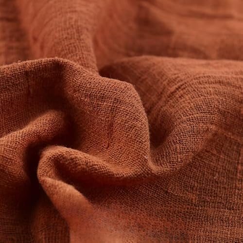 YKAFADE 300cm * 135cm Stoff aus Baumwolle und Leinen, Musselin Baumwollstoff Dekostoff Leinenstoff Meterware Nähstoff für DIY Basteln Tischdecken, Kissen Vorhänge Kleidungsdekoration -Braun YKAFADE 300cm * 135cm Stoff aus Baumwolle und Leinen, Musselin Baumwollstoff Dekostoff Leinenstoff Meterware Nähstoff für DIY Basteln Tischdecken, Kissen Vorhänge Kleidungsdekoration -Braun von YKAFADE