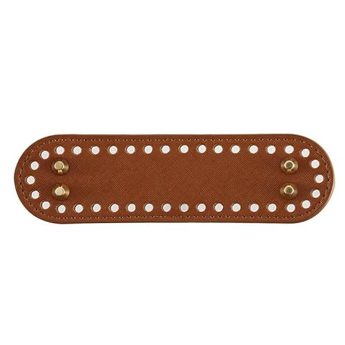 YKAFADE 6 Stück Taschenboden PU Leder Taschenboden Zum Häkeln Ovale Kunstleder Tasche Boden mit Löchern 5 * 18 cm für Handtasche Strickbeutel Schultertasche DIY Tasche Häkelzubehör-Braun YKAFADE 6 Stück Taschenboden PU Leder Taschenboden Zum Häkeln Ovale Kunstleder Tasche Boden mit Löchern 5 * 18 cm für Handtasche Strickbeutel Schultertasche DIY Tasche Häkelzubehör-Braun von YKAFADE