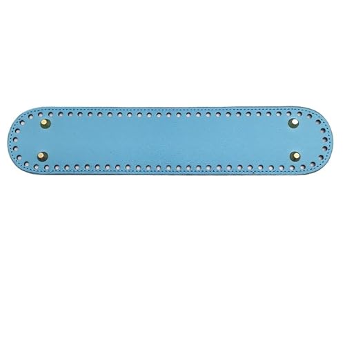 YKAFADE 6 Stück Taschenboden zum Häkeln, 32 x 6cm Kunstleder Boden mit Löchern PU Leder Tasche Bodenformer Handgewebte Tasche Pad für Handtasche DIY Strickhäkelbeutel Häkelzubehör -Blau YKAFADE 6 Stück Taschenboden zum Häkeln, 32 x 6cm Kunstleder Boden mit Löchern PU Leder Tasche Bodenformer Handgewebte Tasche Pad für Handtasche DIY Strickhäkelbeutel Häkelzubehör -Blau von YKAFADE