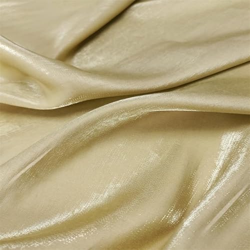 YKAFADE Satin Stoff Meterware 300cm * 150cm Modestoff Deko-Stoff Kostümstoff zum Nähen Bunt Glanz Satin Hauch Zart,zum Dekorieren Basteln Für Hochzeitskleider Tischdecken Vorhänge -Hellgelb YKAFADE Satin Stoff Meterware 300cm * 150cm Modestoff Deko-Stoff Kostümstoff zum Nähen Bunt Glanz Satin Hauch Zart,zum Dekorieren Basteln Für Hochzeitskleider Tischdecken Vorhänge -Hellgelb von YKAFADE