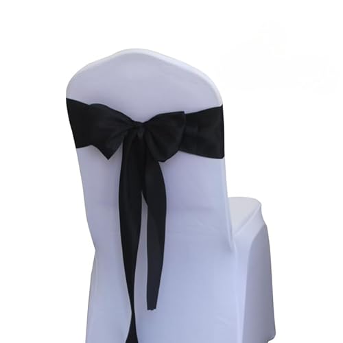 YKAFADE Satin Stuhlschärpe 30 Stück Stuhlschärpe Schleife Band Stretch Stuhlschleifen Fliege Band Stuhldekoration Stuhlbezug Dekoration für Hochzeit Deko, Bankett, Geburtstag Party -Schwarz YKAFADE Satin Stuhlschärpe 30 Stück Stuhlschärpe Schleife Band Stretch Stuhlschleifen Fliege Band Stuhldekoration Stuhlbezug Dekoration für Hochzeit Deko, Bankett, Geburtstag Party -Schwarz von YKAFADE