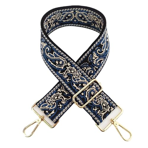 YKAFADE Schultergurt 5CM Breit Schulterriemen 75cm-130cm Stickerei Schultergurt mit Karabiner für Taschen Umhängegurt Taschengurte Zum Wechseln für Damen Handtaschen DIY Zubehör -BLau Beige YKAFADE Schultergurt 5CM Breit Schulterriemen 75cm-130cm Stickerei Schultergurt mit Karabiner für Taschen Umhängegurt Taschengurte Zum Wechseln für Damen Handtaschen DIY Zubehör -BLau Beige von YKAFADE