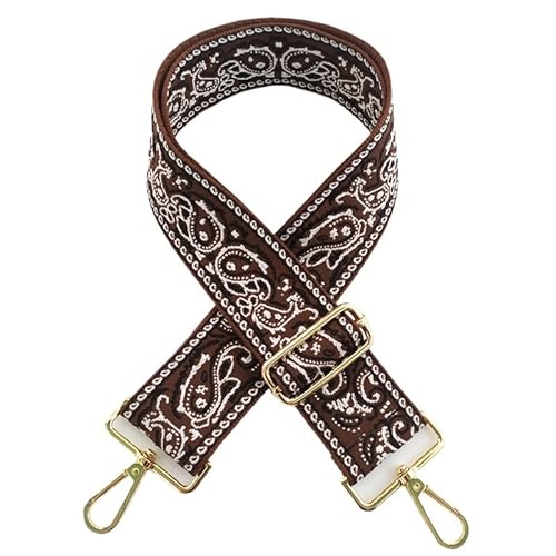 YKAFADE Schultergurt 5CM Breit Schulterriemen 75cm-130cm Stickerei Schultergurt mit Karabiner für Taschen Umhängegurt Taschengurte Zum Wechseln für Damen Handtaschen DIY Zubehör -Kaffee YKAFADE Schultergurt 5CM Breit Schulterriemen 75cm-130cm Stickerei Schultergurt mit Karabiner für Taschen Umhängegurt Taschengurte Zum Wechseln für Damen Handtaschen DIY Zubehör -Kaffee von YKAFADE