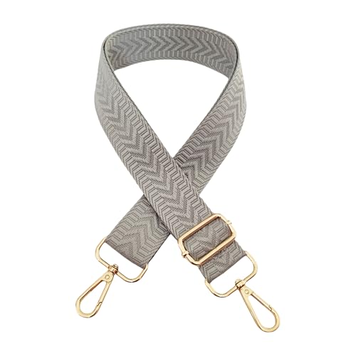 YKAFADE Taschengurt für Damen & Herren, 3.8 cm Breiter 72-130 cm einfarbig Verstellbarer Schultergurt mit Metallhaken Ersatz-Taschengurt Tragegurt für Schultertaschen Handtasche Tasche,Grau YKAFADE Taschengurt für Damen & Herren, 3.8 cm Breiter 72-130 cm einfarbig Verstellbarer Schultergurt mit Metallhaken Ersatz-Taschengurt Tragegurt für Schultertaschen Handtasche Tasche,Grau von YKAFADE