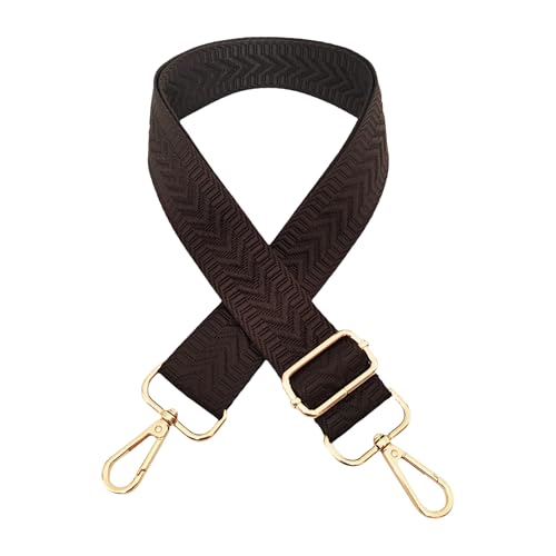 YKAFADE Taschengurt für Damen & Herren, 3.8 cm Breiter 72-130 cm einfarbig Verstellbarer Schultergurt mit Metallhaken Ersatz-Taschengurt Tragegurt für Schultertaschen Handtasche Tasche,Kaffee YKAFADE Taschengurt für Damen & Herren, 3.8 cm Breiter 72-130 cm einfarbig Verstellbarer Schultergurt mit Metallhaken Ersatz-Taschengurt Tragegurt für Schultertaschen Handtasche Tasche,Kaffee von YKAFADE