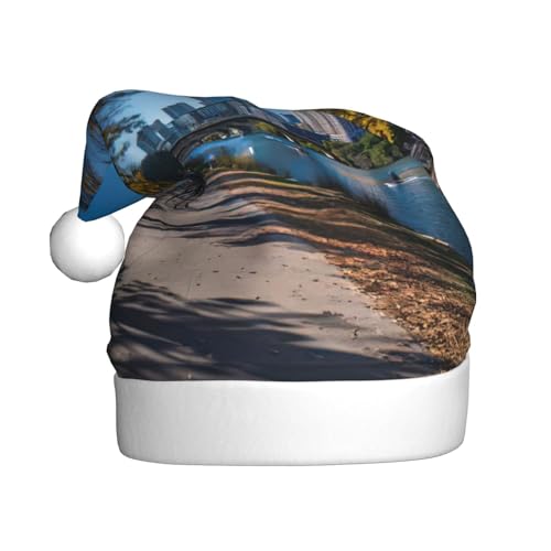 YKJJFVZ Austin Weihnachtsmütze mit Texas-Druck, Weihnachtsmütze für Erwachsene, Uni, Weihnachtsmütze für Neujahr, festliche Party YKJJFVZ Austin Weihnachtsmütze mit Texas-Druck, Weihnachtsmütze für Erwachsene, Uni, Weihnachtsmütze für Neujahr, festliche Party von YKJJFVZ