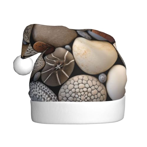 YKJJFVZ Petoskey Weihnachtsmütze mit Steindruck, Weihnachtsmütze für Erwachsene, Uni, Weihnachtsmütze für Neujahr, festliche Party YKJJFVZ Petoskey Weihnachtsmütze mit Steindruck, Weihnachtsmütze für Erwachsene, Uni, Weihnachtsmütze für Neujahr, festliche Party von YKJJFVZ