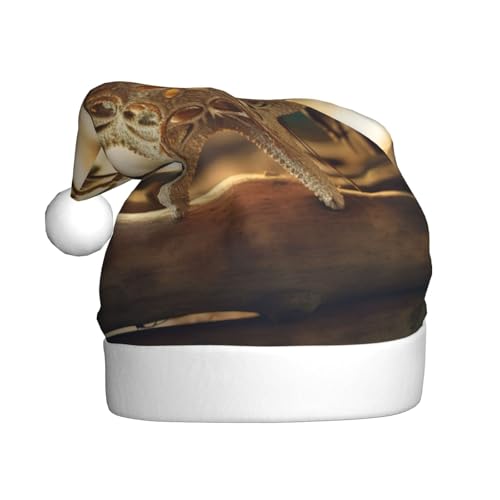 YKJJFVZ Weihnachtsmütze aus Holz mit Seestern-Druck, Weihnachtsmütze für Erwachsene, Uni, Weihnachtsmütze für Neujahr, festliche Party YKJJFVZ Weihnachtsmütze aus Holz mit Seestern-Druck, Weihnachtsmütze für Erwachsene, Uni, Weihnachtsmütze für Neujahr, festliche Party von YKJJFVZ