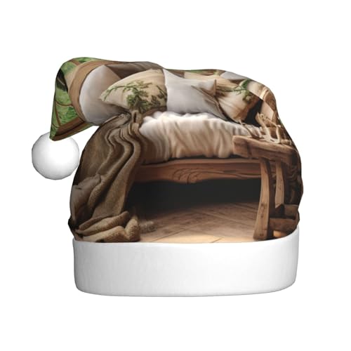 YKJJFVZ Weihnachtsmütze aus der Mitte des Jahrhunderts, moderner Druck, Weihnachtsmütze für Erwachsene, Uni, Weihnachtsmütze für Neujahr, festliche Party YKJJFVZ Weihnachtsmütze aus der Mitte des Jahrhunderts, moderner Druck, Weihnachtsmütze für Erwachsene, Uni, Weihnachtsmütze für Neujahr, festliche Party von YKJJFVZ