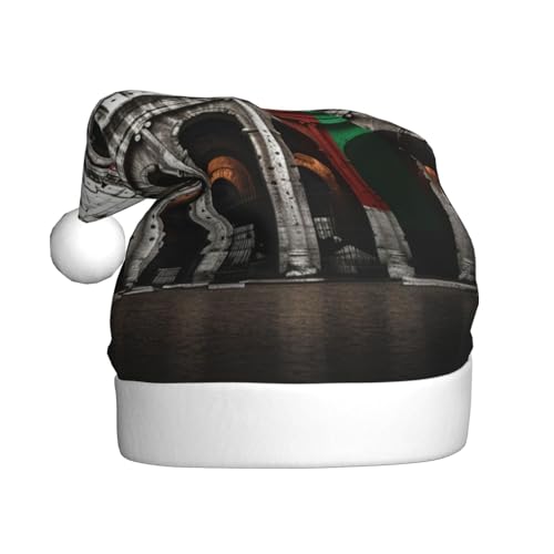 YKJJFVZ Weihnachtsmütze mit italienischer Flagge, Weihnachtsmütze für Erwachsene, Uni, Weihnachtsmütze für Neujahr, festliche Party YKJJFVZ Weihnachtsmütze mit italienischer Flagge, Weihnachtsmütze für Erwachsene, Uni, Weihnachtsmütze für Neujahr, festliche Party von YKJJFVZ