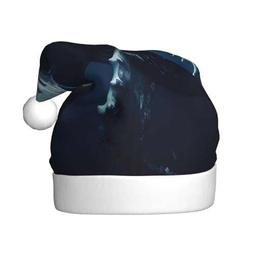 YKJJFVZ Whale2 Weihnachtsmütze mit Aufdruck, Weihnachtsmütze für Erwachsene, Uni, Weihnachtsmütze für Neujahr, festliche Party YKJJFVZ Whale2 Weihnachtsmütze mit Aufdruck, Weihnachtsmütze für Erwachsene, Uni, Weihnachtsmütze für Neujahr, festliche Party von YKJJFVZ