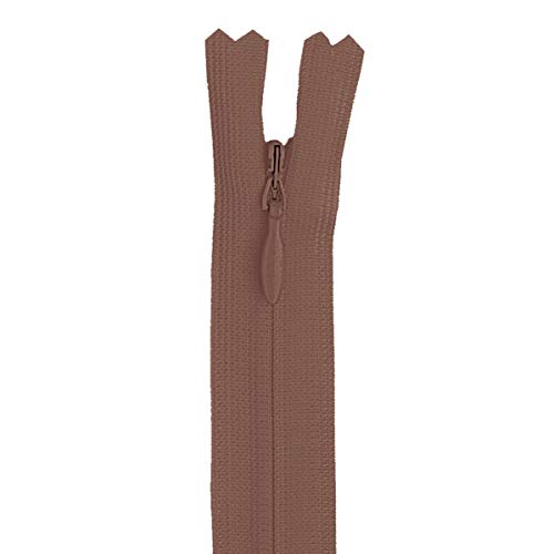 Reißverschluss, Kunststoffsp.verdeckt, mitt-braun, L: 40cmm Reißverschluss, Kunststoffsp.verdeckt, mitt-braun, L: 40cmm von YKK