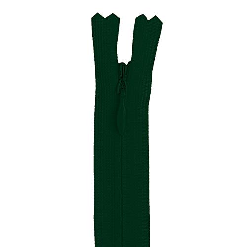 Unbekannt Reißverschluss, Kunststoffspir. verdeckt, d-grün, L:22cm von YKK