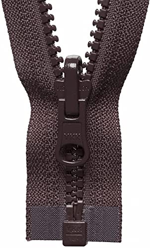 YKK 01066570 Wendbarer Reißverschluss, Kunststoff Metall, Nein 570 Braun, 66 cm Length von YKK