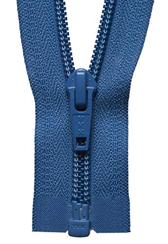 YKK 02046557 Spiralreißverschluss, Nein 557 Saxe Blue, 46 cm Length von YKK