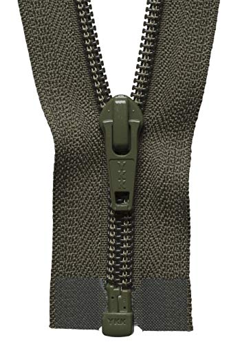YKK Coilreißverschluss Nr. 566 khaki, Länge 61 cm YKK Coilreißverschluss Nr. 566 khaki, Länge 61 cm von YKK
