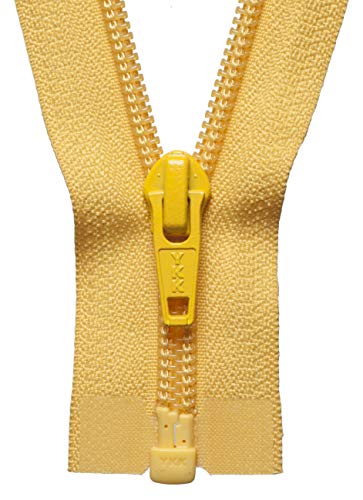 YKK Coilreißverschluss Nr. 1 Gelbgold 66cm Länge von YKK