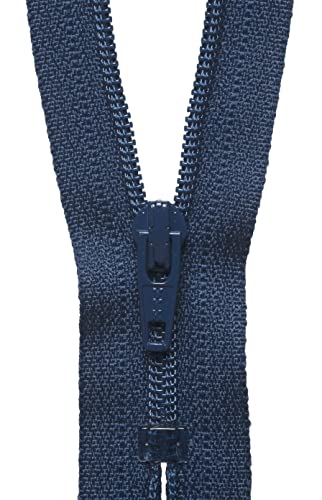 YKK 04015919 Spiralreißverschluss, Metall Nylon, Nein 919 Navy, 15 cm Length von YKK