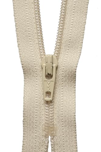 YKK 04018551 Spiralreißverschluss, Metall Nylon, Nein 551 Honey, 18 cm Length von YKK