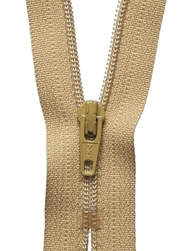 YKK 04020845 Spiralreißverschluss, Nein 845 Light Old Gold, 20 cm Length von YKK