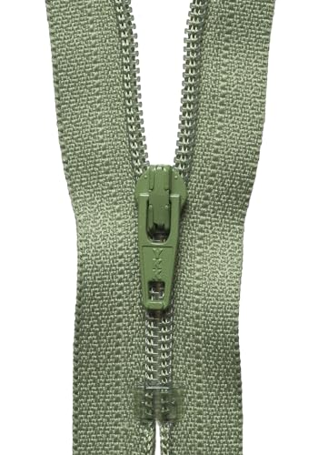 YKK 04036211 Spiralreißverschluss, Metall Nylon, Nein 211 Willow, 36 cm Length von YKK