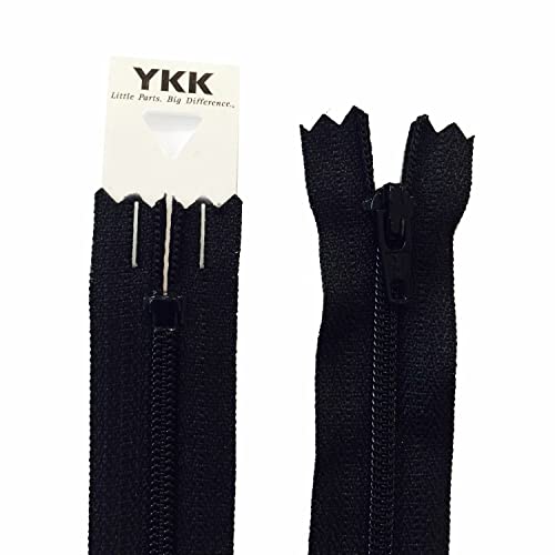 YKK Coilreißverschluss Nr. 580 schwarz 36cm Länge von YKK