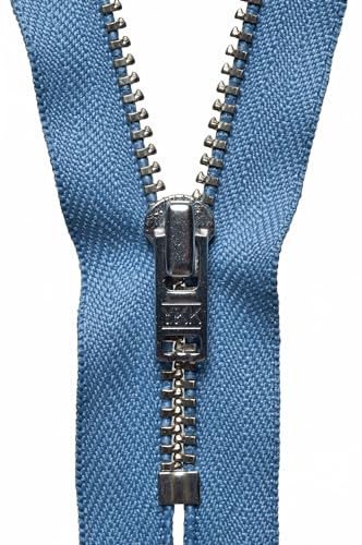 YKK 06018231 Reißverschluss mit automatischer Verriegelung, Metall, Nein 231 Airforce Blue, 18 cm Length YKK 06018231 Reißverschluss mit automatischer Verriegelung, Metall, Nein 231 Airforce Blue, 18 cm Length von YKK