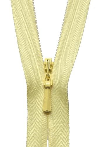 YKK 07041503 Verdeckter Reißverschluss, Nylon, Nein 503 Lemon, 41 cm Length von YKK