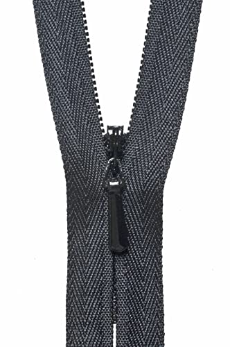 YKK 07041580 Verdeckter Reißverschluss, Nylon, Nein 580 Black, 41 cm Length von YKK