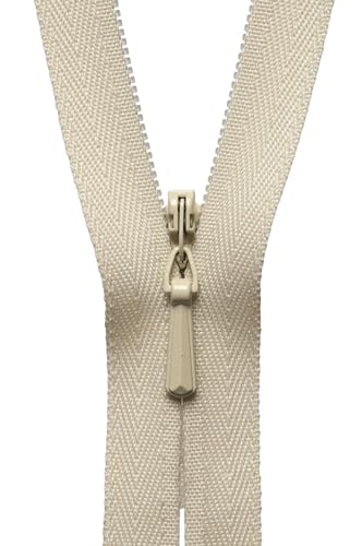 YKK 07056551 Verdeckter Reißverschluss, Nylon, Nein 551 Honey, 56 cm Length von YKK