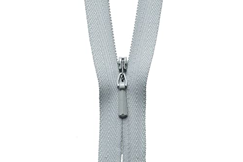 YKK 07056574 Verdeckter Reißverschluss, Nein 574 Blassgrau, 56 cm Length YKK 07056574 Verdeckter Reißverschluss, Nein 574 Blassgrau, 56 cm Length von YKK