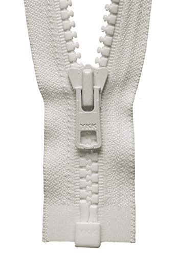 YKK Reißverschluss offen, Nr. 841 elfenbein 56 cm Länge von YKK