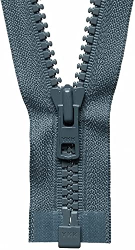 YKK 08066578 Offener Reißverschluss, Nein 578 Dunkelgrau, 66 cm Length von Unbekannt