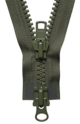 YKK Zwei-Wege-Reißverschluss Nr. 566 Khaki 71cm Länge YKK Zwei-Wege-Reißverschluss Nr. 566 Khaki 71cm Länge von YKK