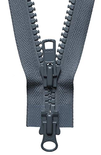 YKK 18076578 Zwei-Wege-Reißverschluss, Nein 578 Dunkelgrau, 76 cm Length YKK 18076578 Zwei-Wege-Reißverschluss, Nein 578 Dunkelgrau, 76 cm Length von YKK