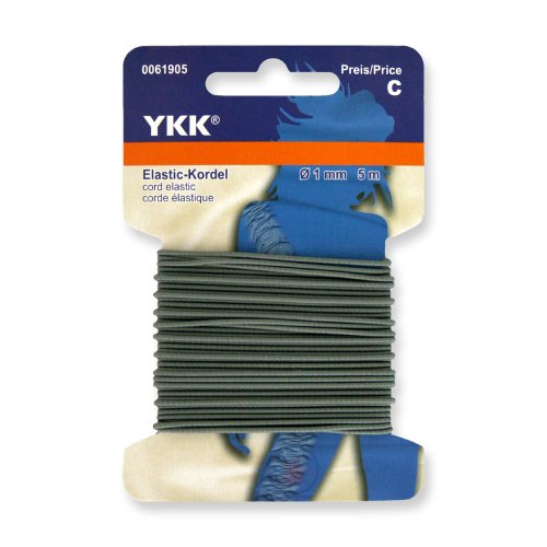 YKK 61905 Elastic-Kordel 1,0 mm dunkelgrau, 5m YKK 61905 Elastic-Kordel 1,0 mm dunkelgrau, 5m von YKK