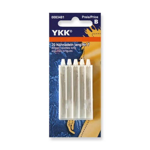 YKK 83481 Nähnadeln lang 0,7 x 37mm / Nr. 7, 20 Stück YKK 83481 Nähnadeln lang 0,7 x 37mm / Nr. 7, 20 Stück von YKK