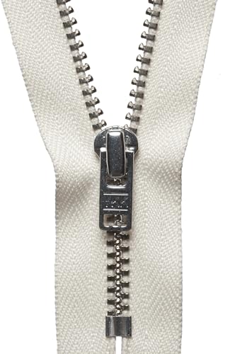 YKK Auto Lock Reißverschluss Nr. 801 Light ecru 20cm Länge von YKK